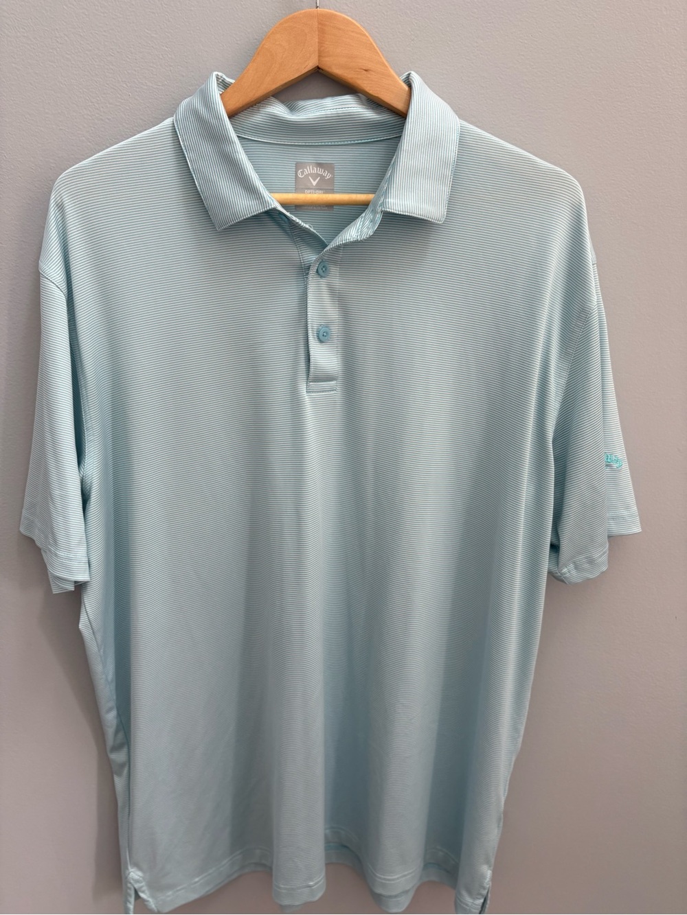 Callaway Pale Blue Men's Golf Performance Polo
